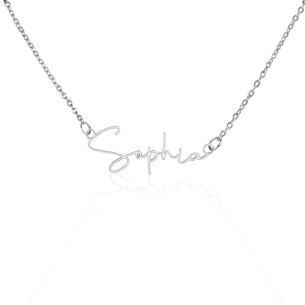 Beautiful custom name necklace — shop this style